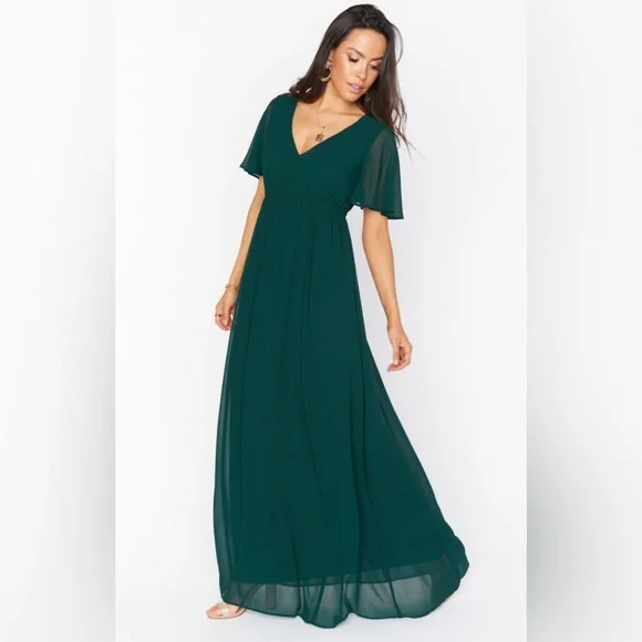 NWT-Show me your MuMu Emily Empire maxi dress - Picture 4 of 12